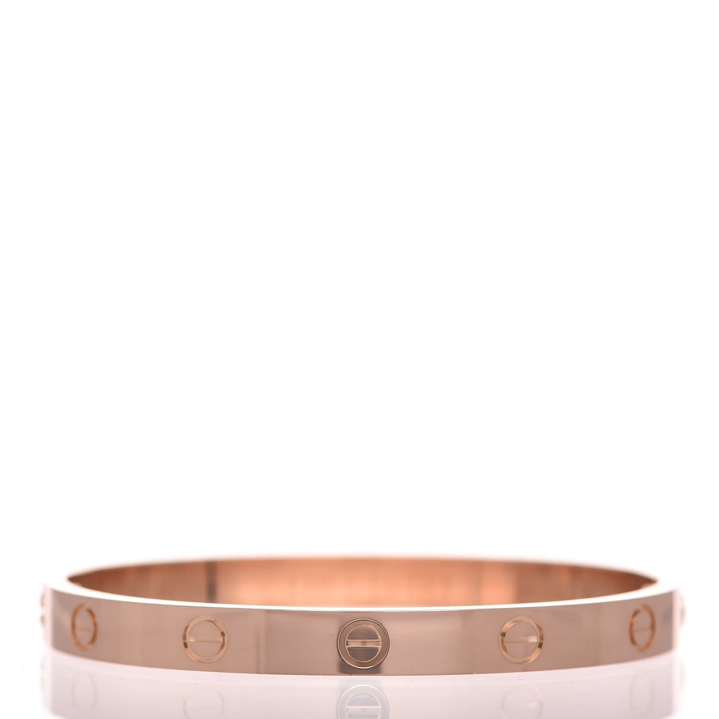 18K Pink Gold LOVE Bracelet 17