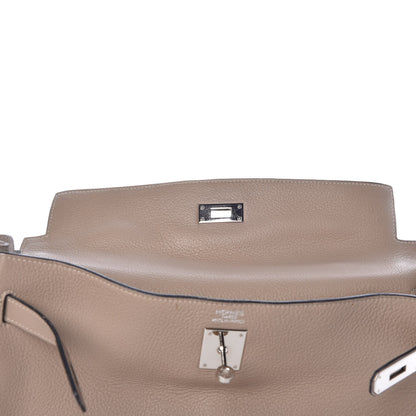Hermes Taurillon Clemence Kelly Retourne 35 Gris Tourterelle 10 of 80