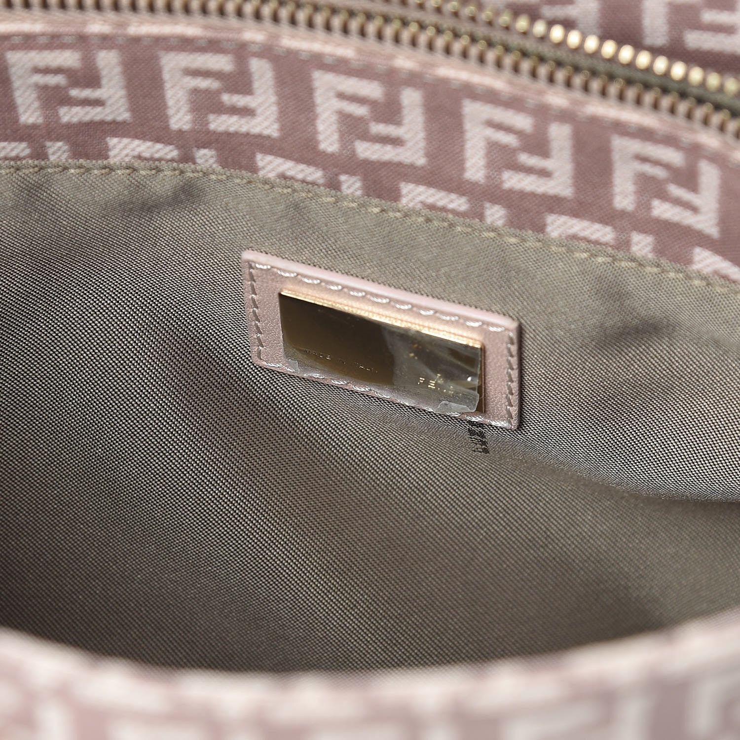 Fendi Zucchino Vitello Small Tote Cipria Teint Cipria 6 of 19