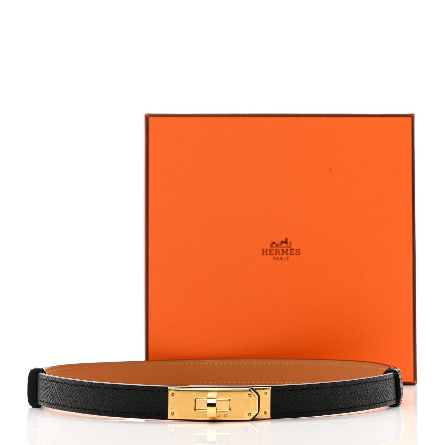 Hermes Epsom Kelly Belt Black 5 of 5