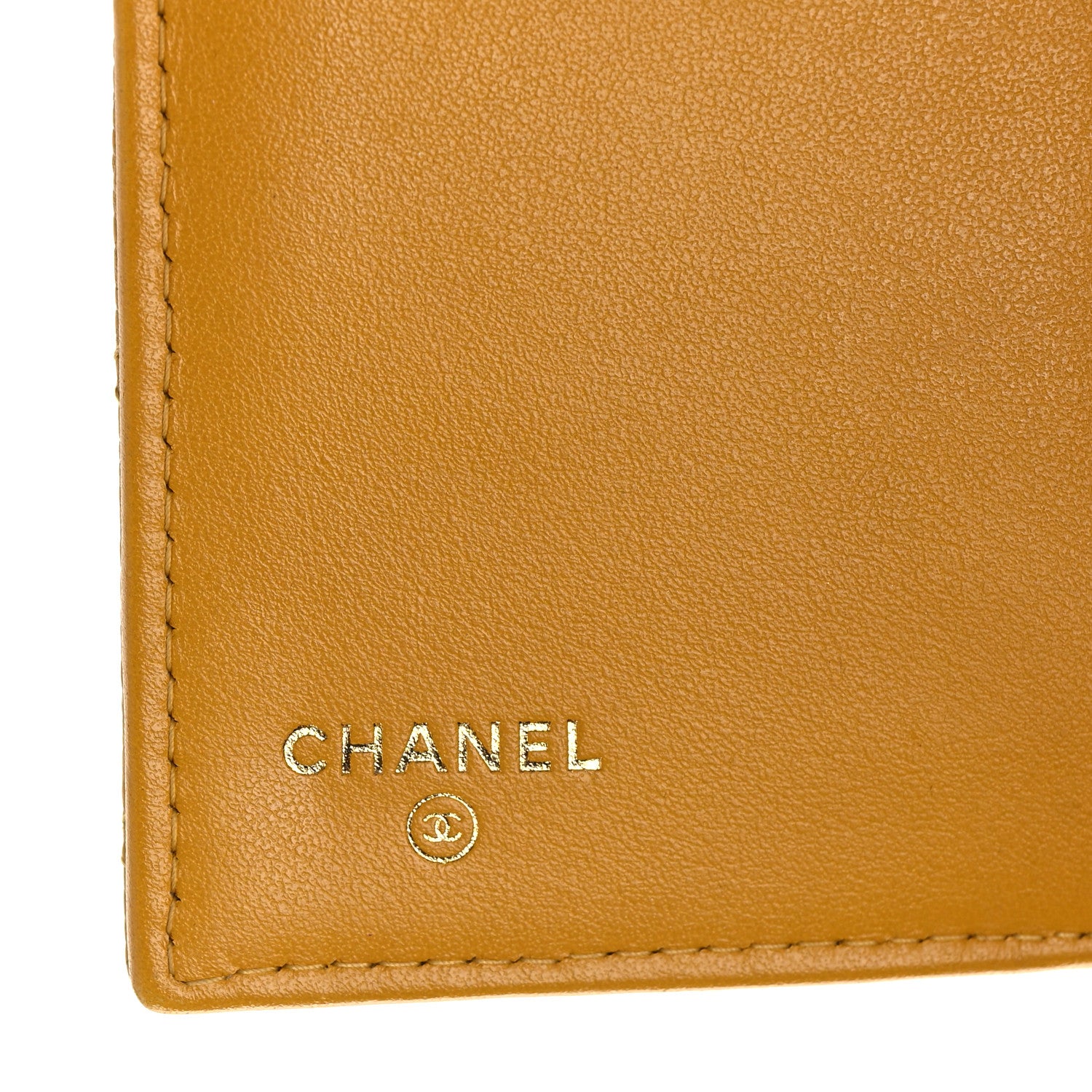 Chanel Caviar Quilted Medium Flap Wallet Yellow 6 of 11
