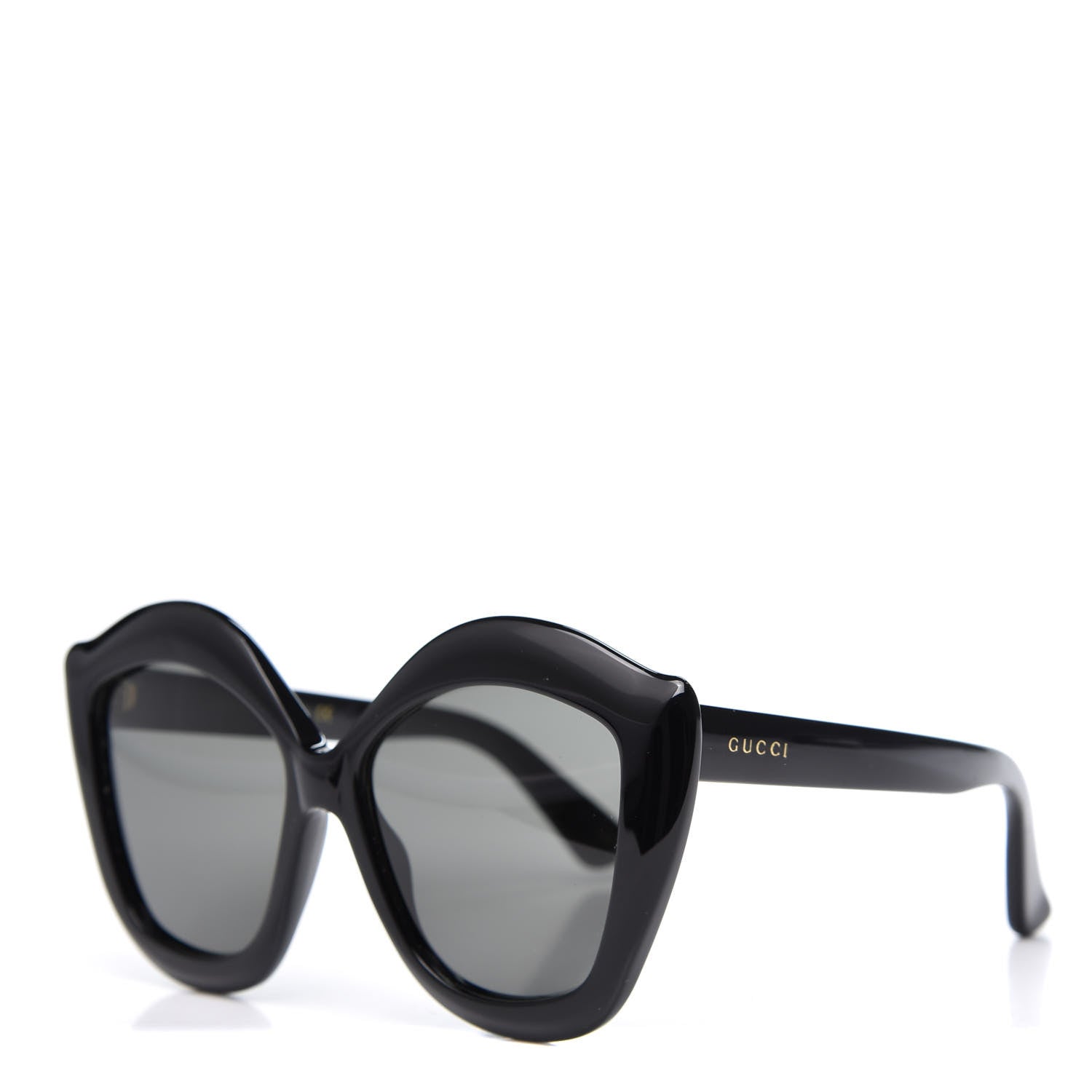 Gucci Cat Eye Sunglasses GG0117S Black 1 of 7