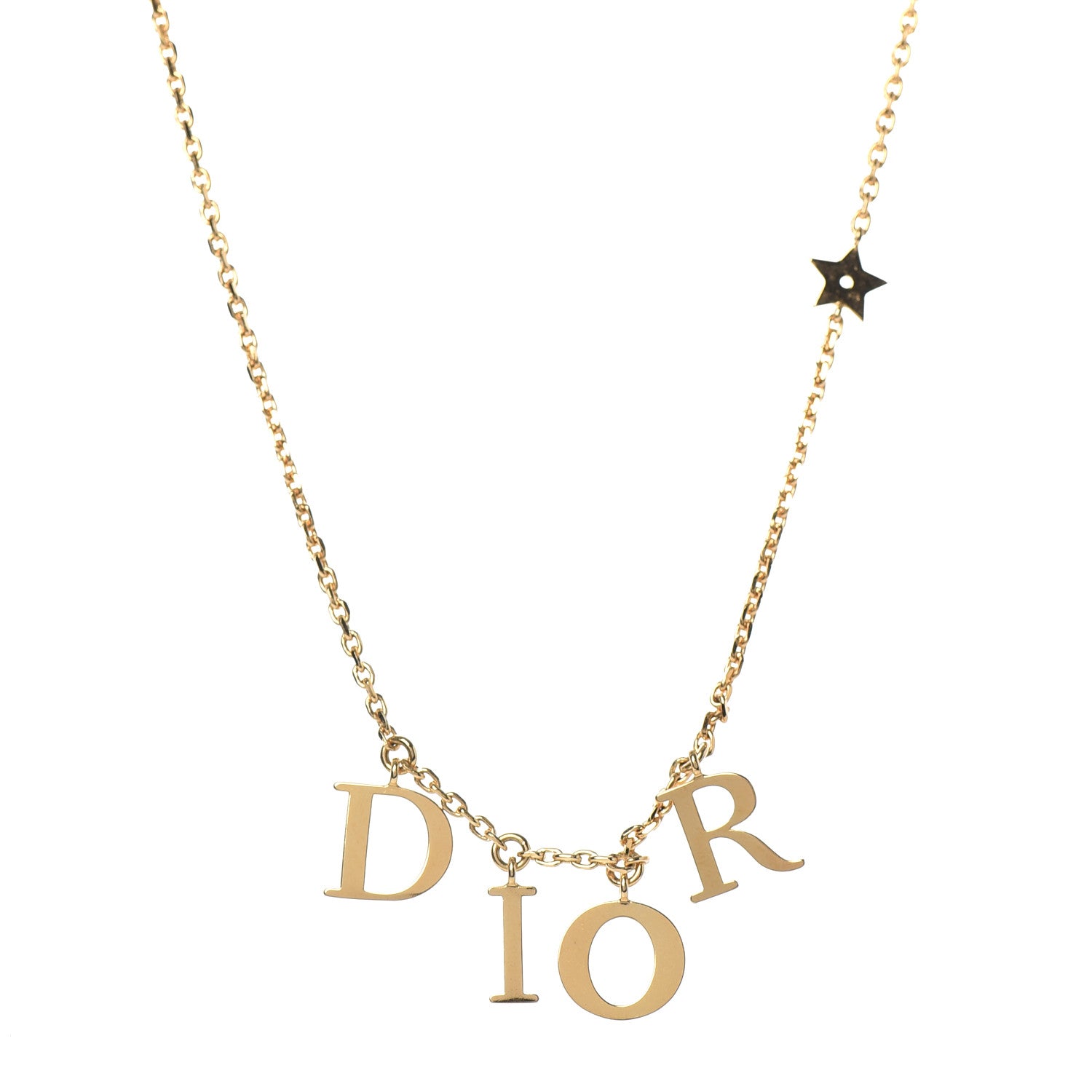 Christian Dior Crystal Dio(r)evolution Necklace Gold 1 of 5