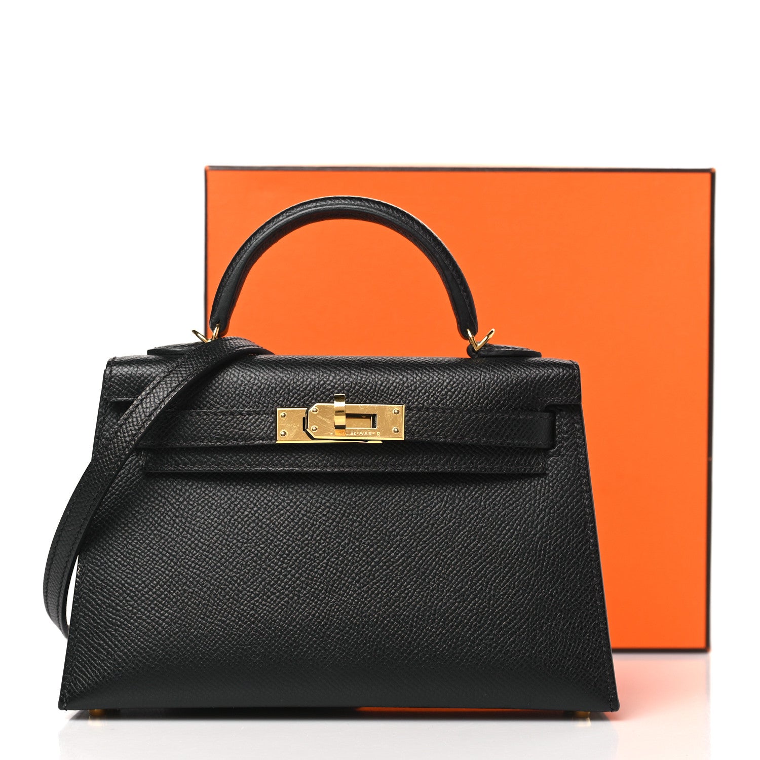 Hermes Epsom Mini Kelly Sellier 20 Black 11 of 11