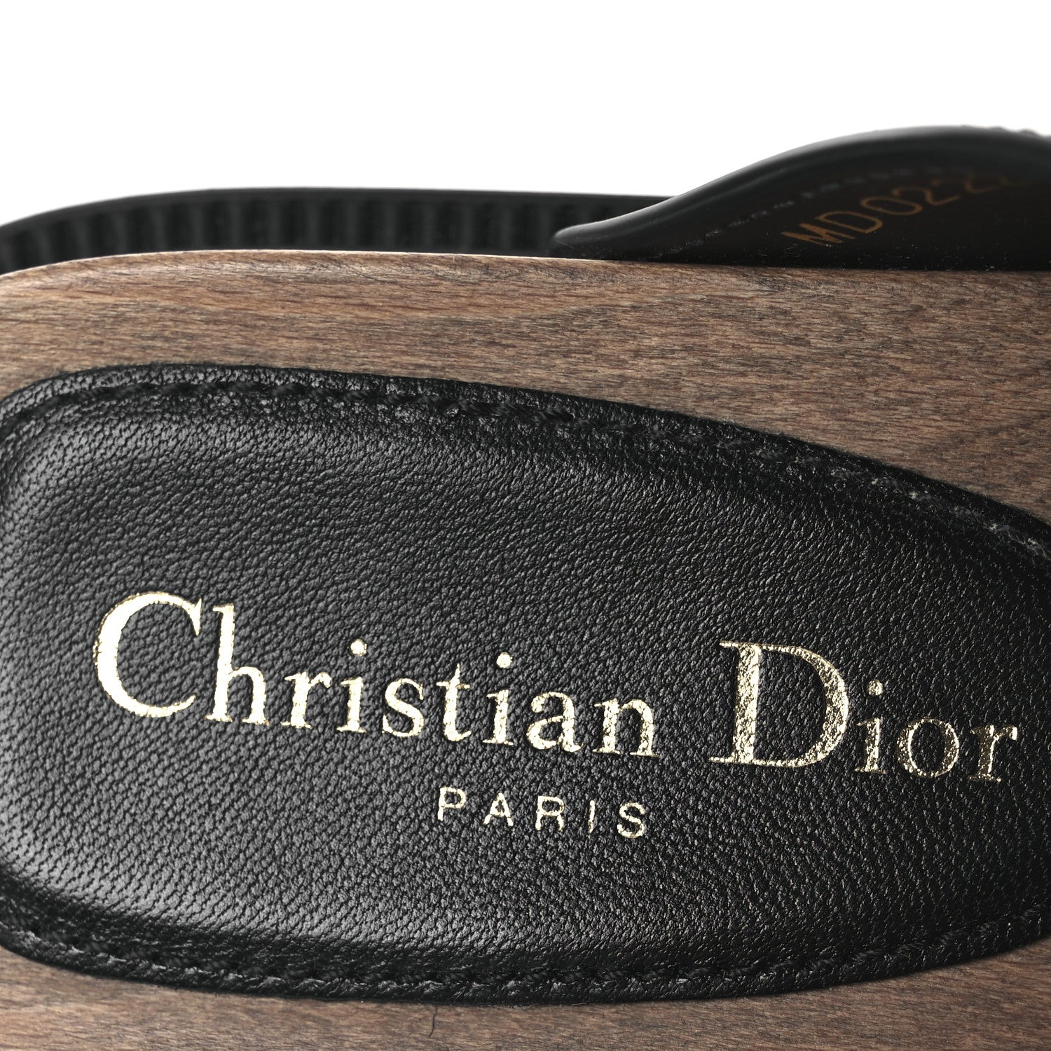 Christian Dior Calfskin Diorquake Buckled Lug Sole 15mm Clogs 36 Black 9 of 11