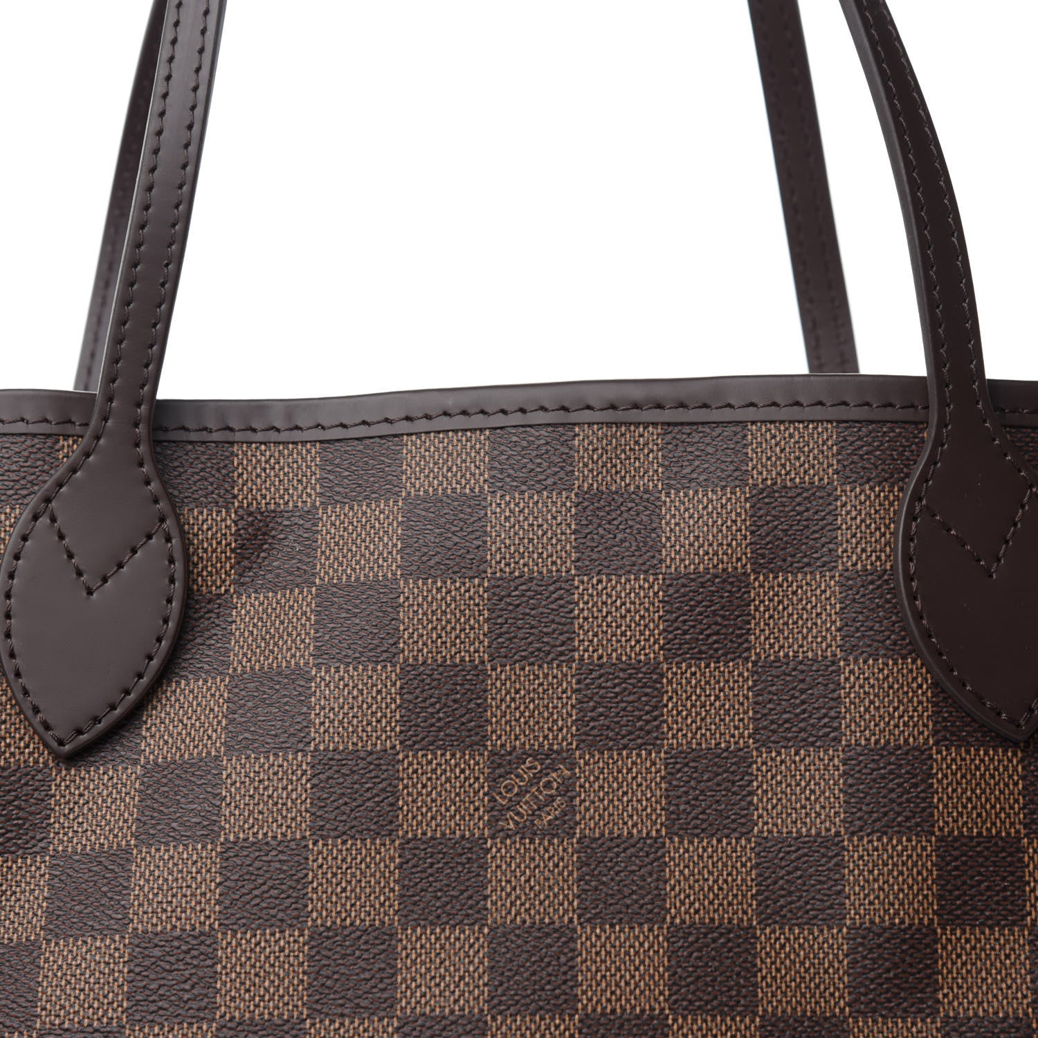 Louis Vuitton Damier Ebene Neo Neverfull MM Rose Ballerine 10 of 10