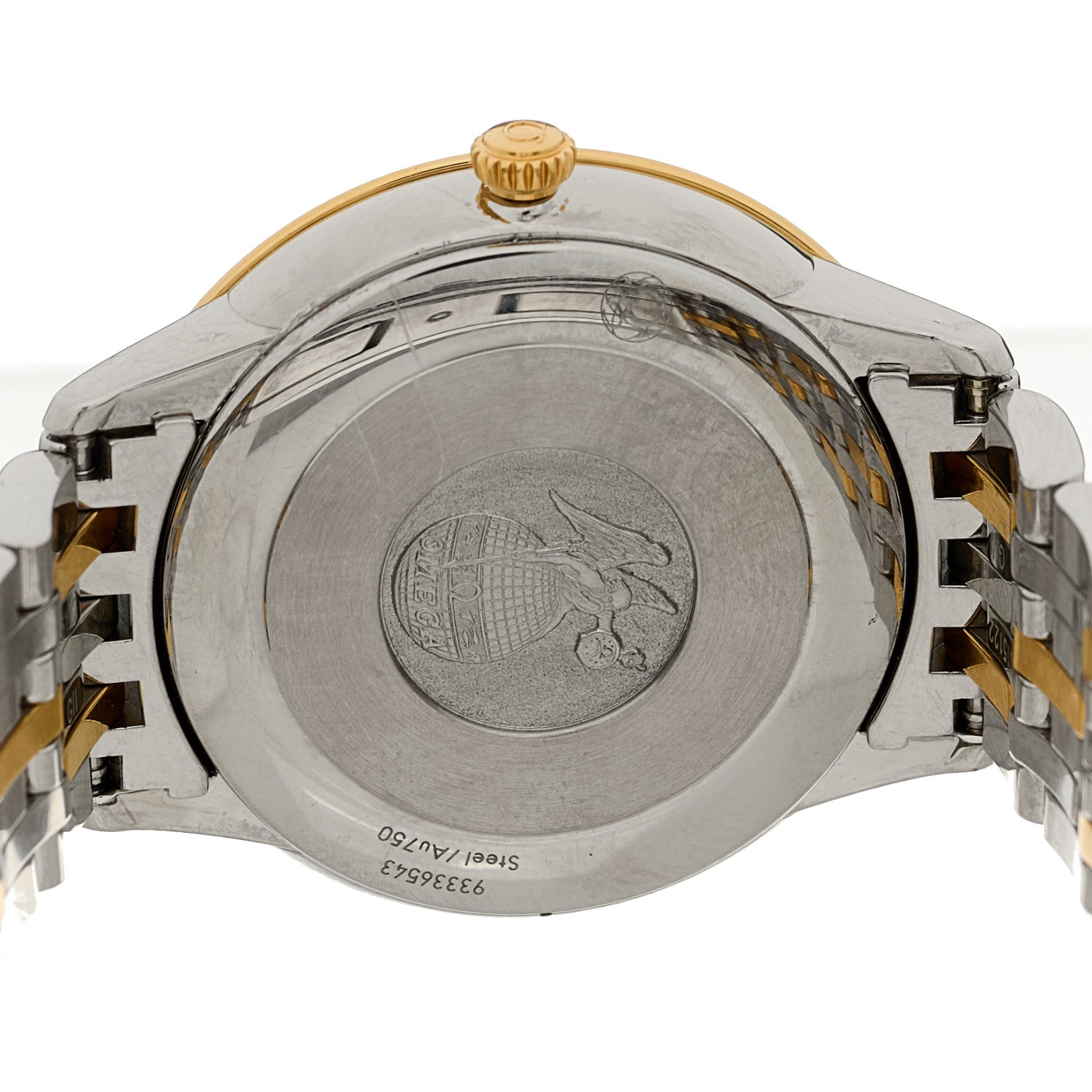 Omega Stainless Steel 18K Yellow Gold 30mm De Ville Prestige Quartz Watch 434.20.30.60.02.002 4 of 5