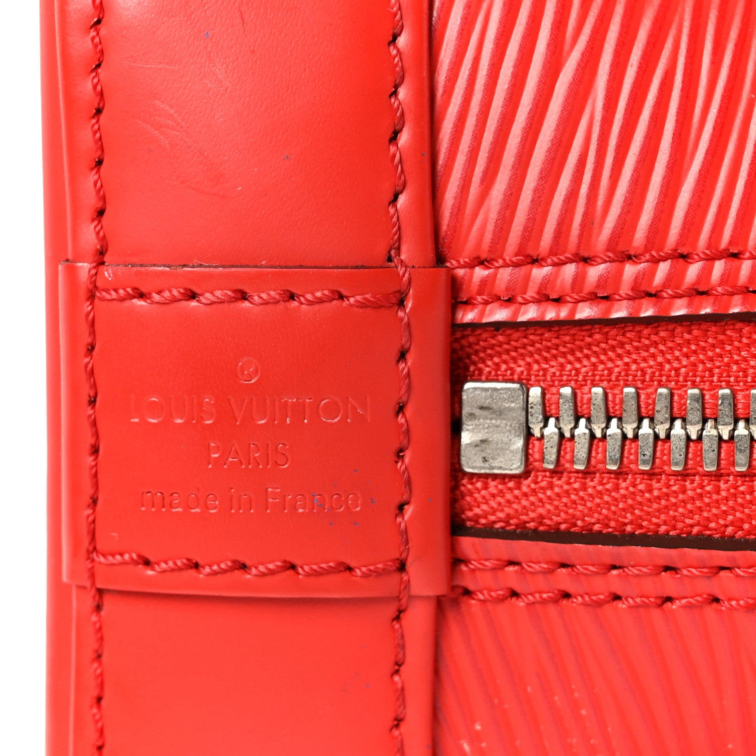 Louis Vuitton Epi Alma BB Carmine 7 of 12