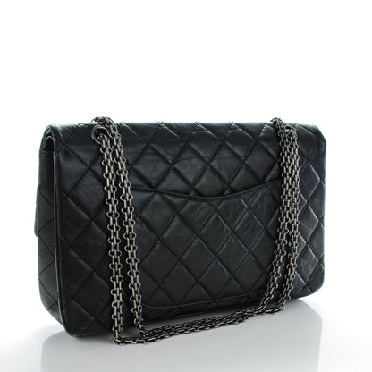 Chanel Aged Calfskin Quilted 2.55 Reissue 227 Flap Black 3 of 8