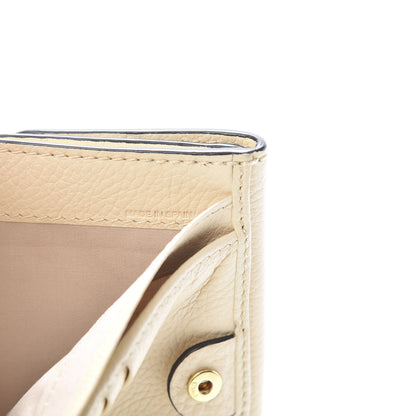 Chloe Grained Calfskin Marcie Square Wallet Blondie Beige 8 of 9