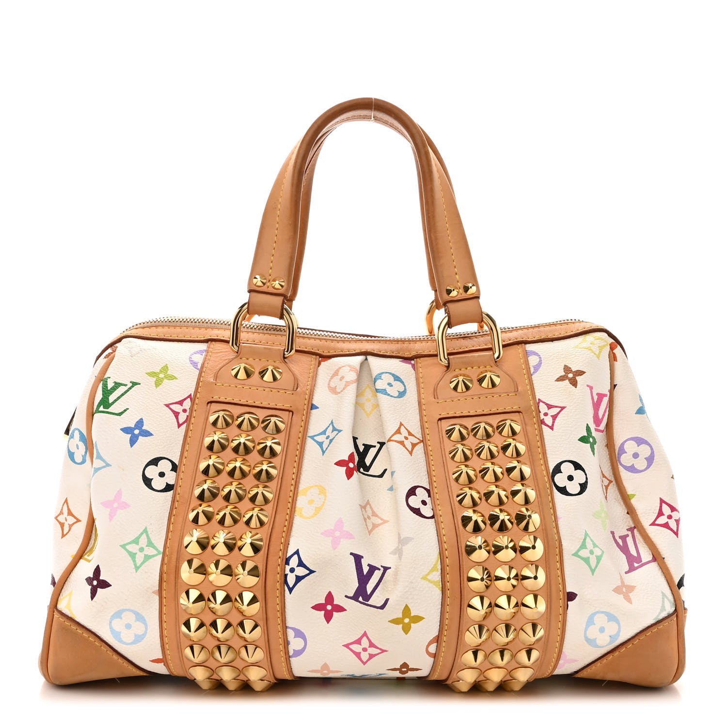Louis Vuitton Monogram Multicolor Courtney MM White 1 of 17