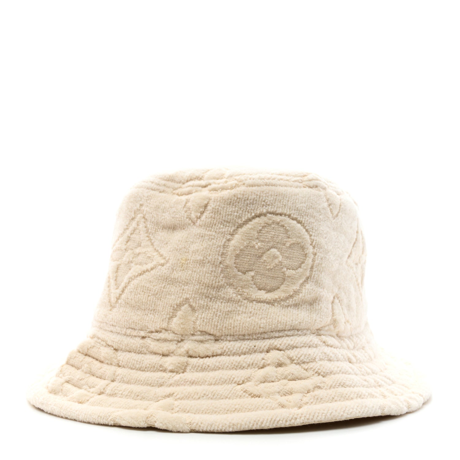 Louis Vuitton Cotton Jacquard Monogram LVacation Reversible Hat M White 1 of 8