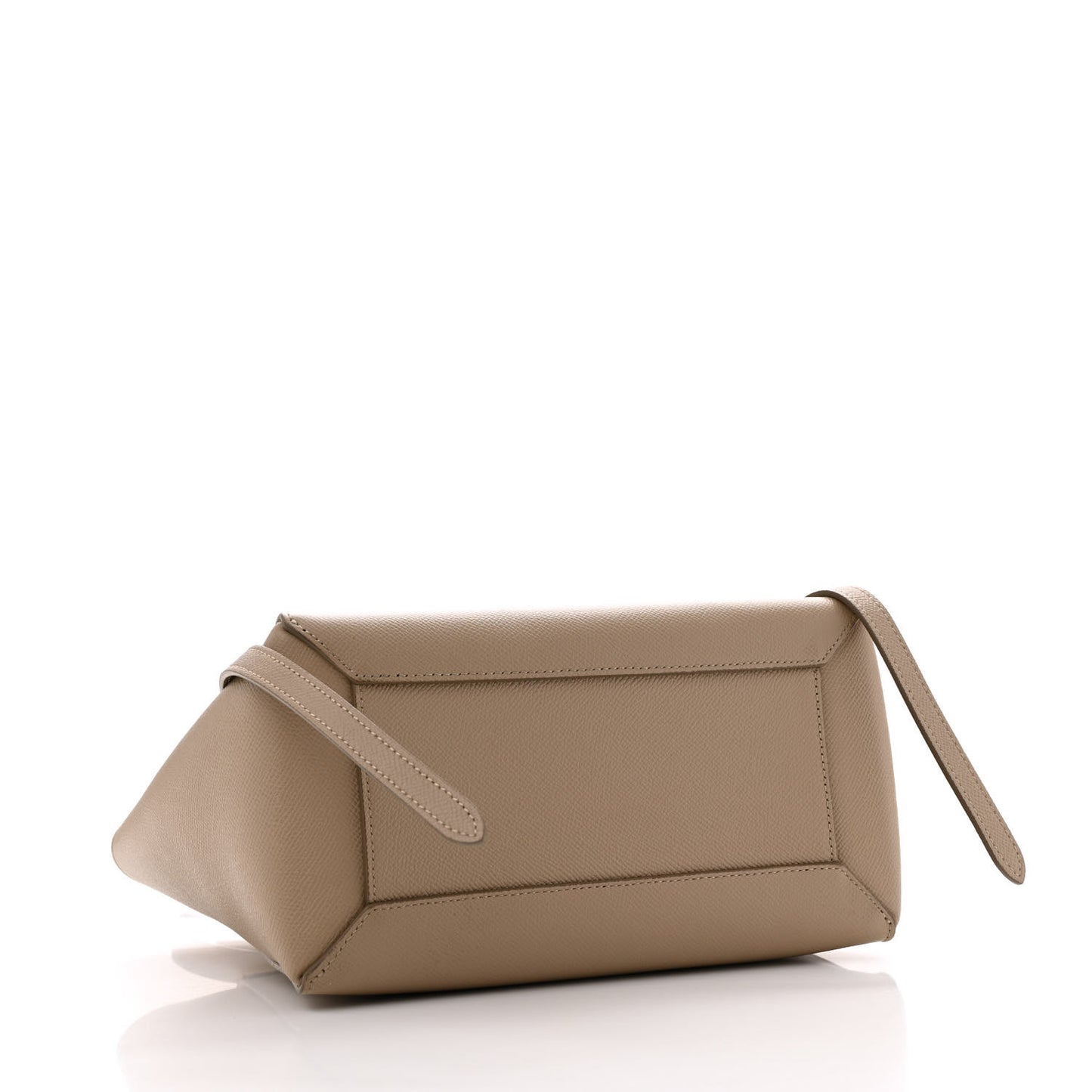 Grained Calfskin Micro Belt Bag Light Taupe