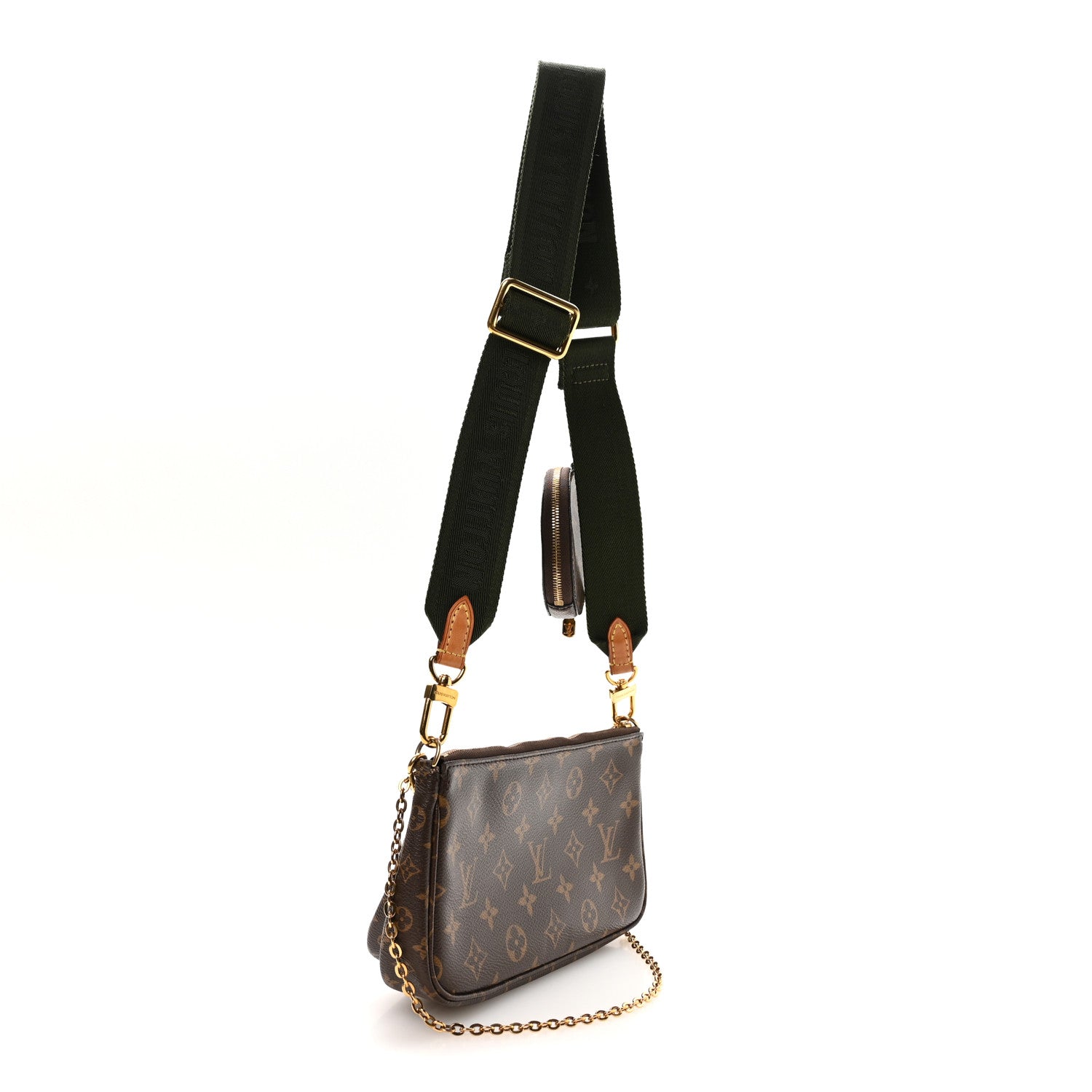Louis Vuitton Monogram Multi Pochette Accessories Kaki Kaki 3 of 9
