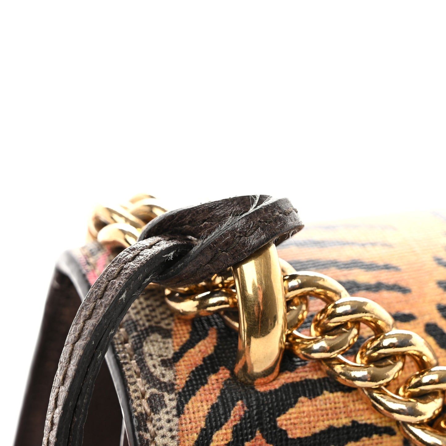 GG Supreme Monogram Bengal Small Padlock Shoulder Bag Beige Pink