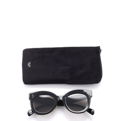 Celine Chris Sunglasses CL 41443/S Black 8 of 8