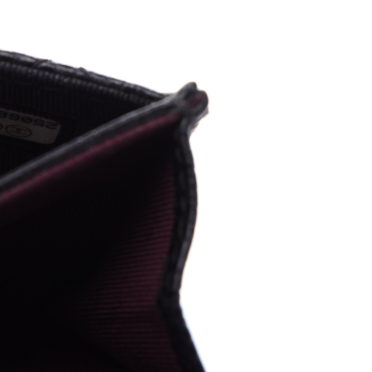 Chanel Caviar Quilted Flap Card Holder Black 8 of 9