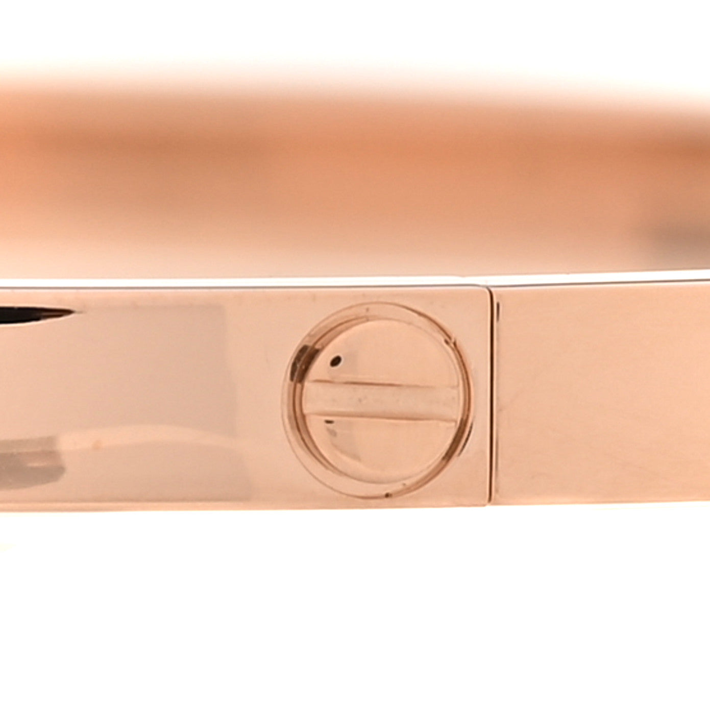 Cartier 18K Pink Gold 6 Diamond Small LOVE Bracelet 17 5 of 7