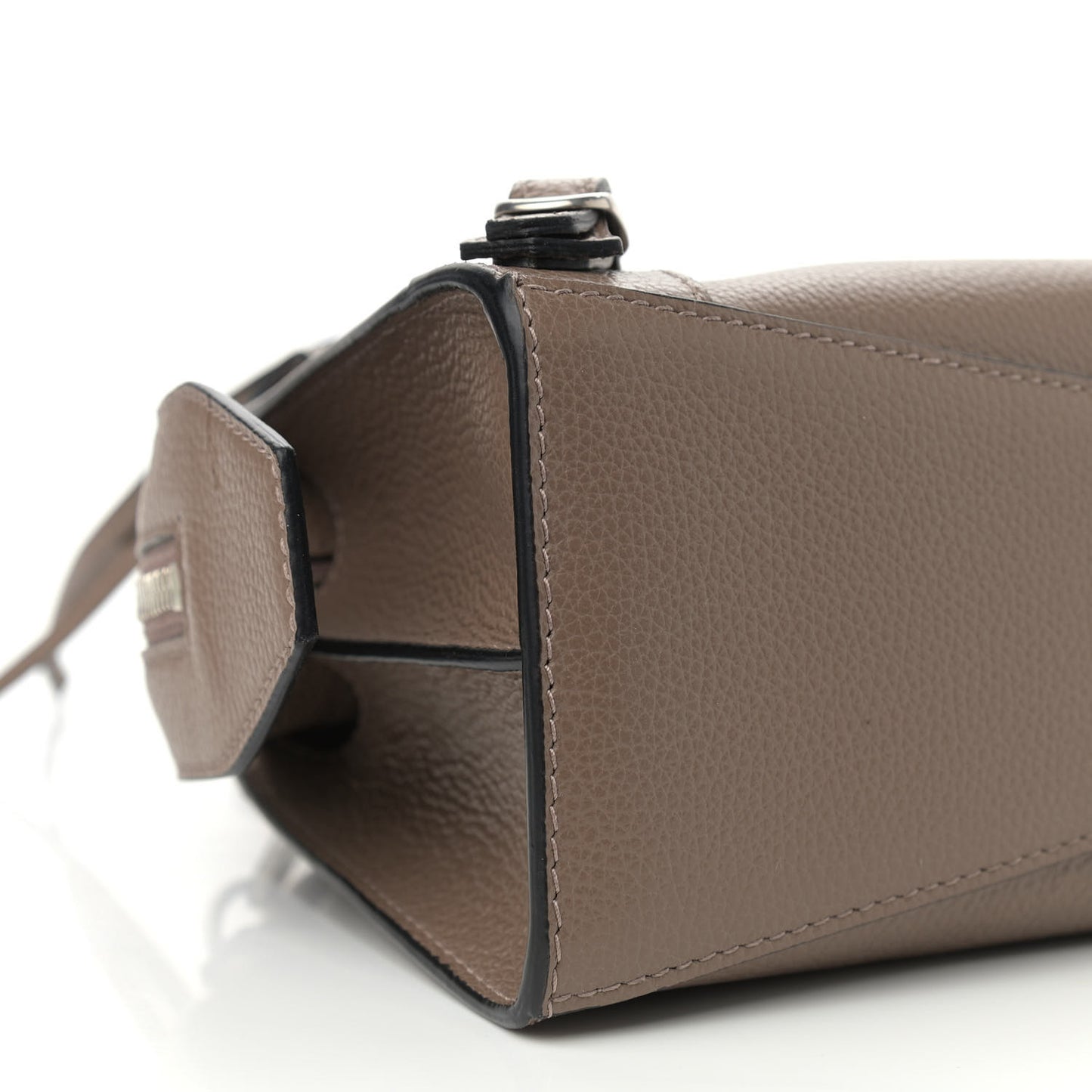 Grained Calfskin Neo Classic Silver Hardware Mini City Mink Grey