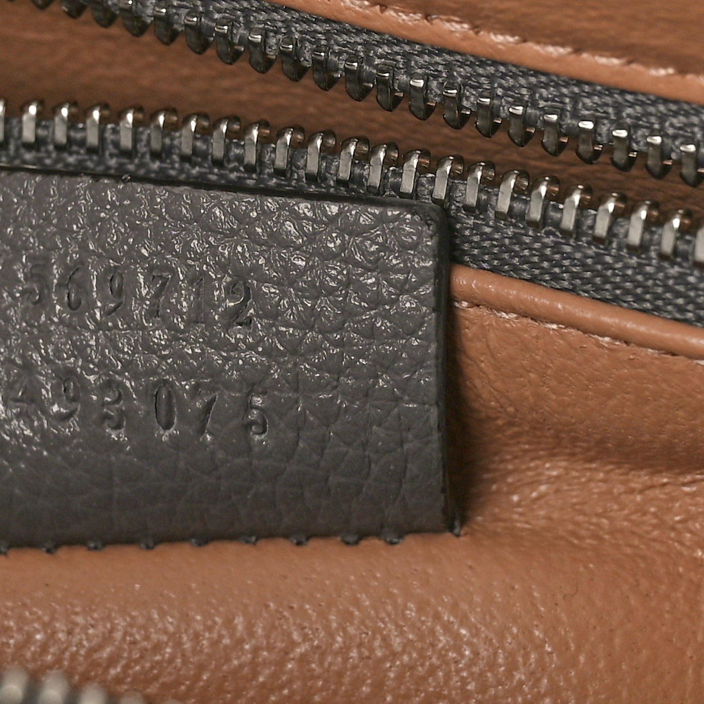 Grainy Calfskin Small Zumi Top Handle Bag Dusty Grey