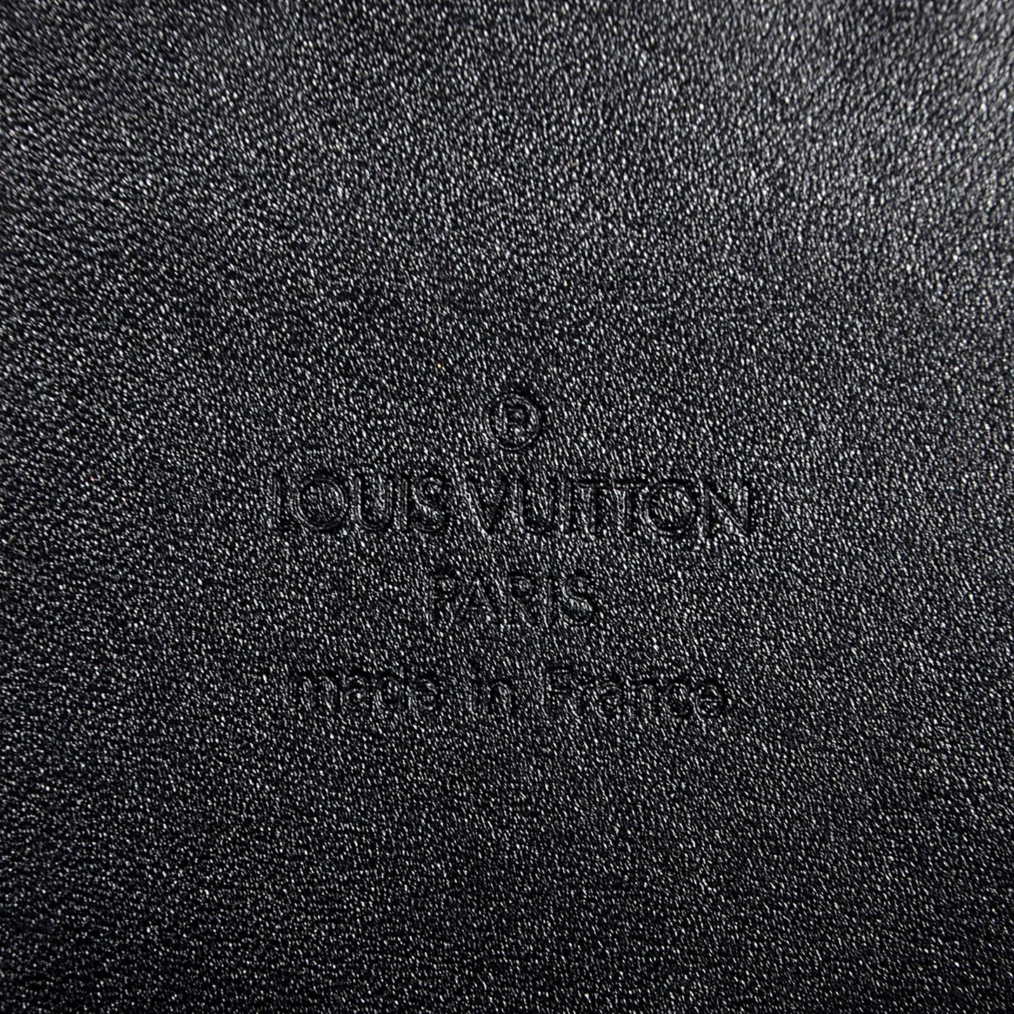 Satin Monogram Ange GM Black