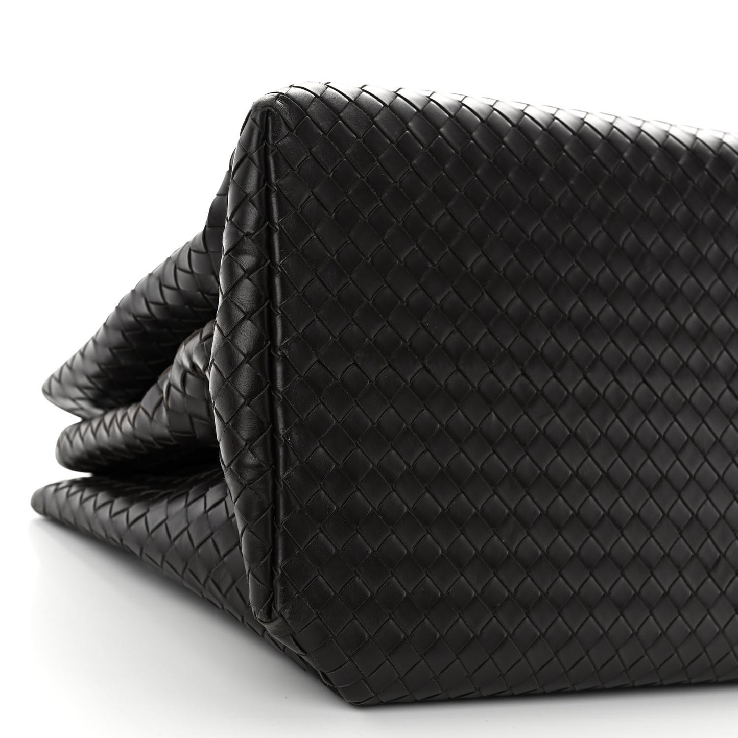 Nappa Intrecciato Medium Roma Tote Moro