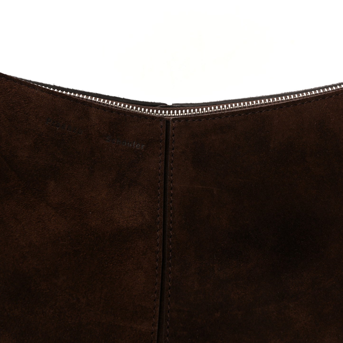 Suede Calfskin Slide Bag Chocolate