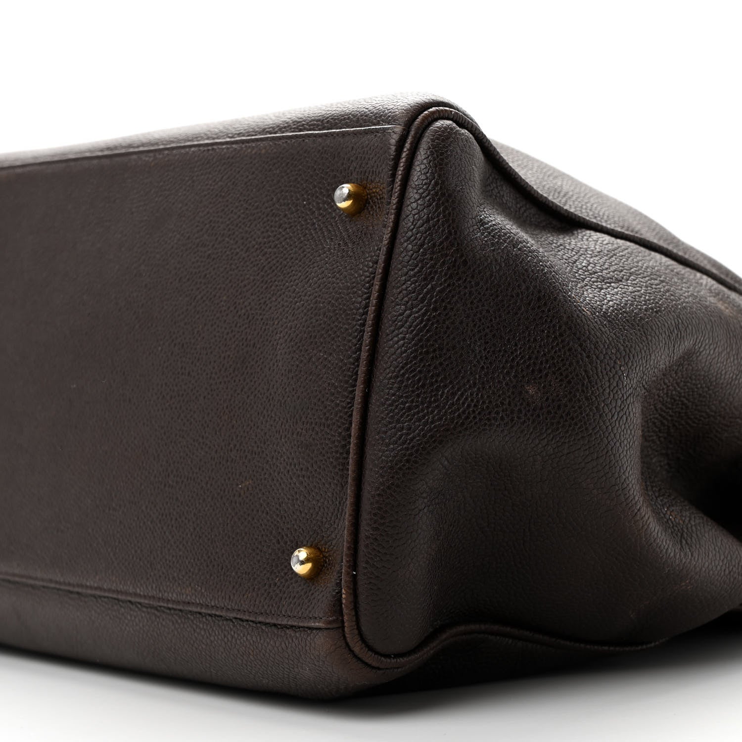 Chanel Caviar XL Weekender Bag Brown 12 of 18