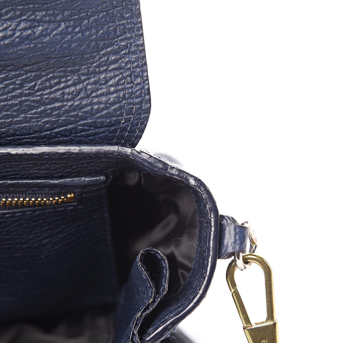 3.1 Textured Calfskin Mini Pashli Satchel Ink