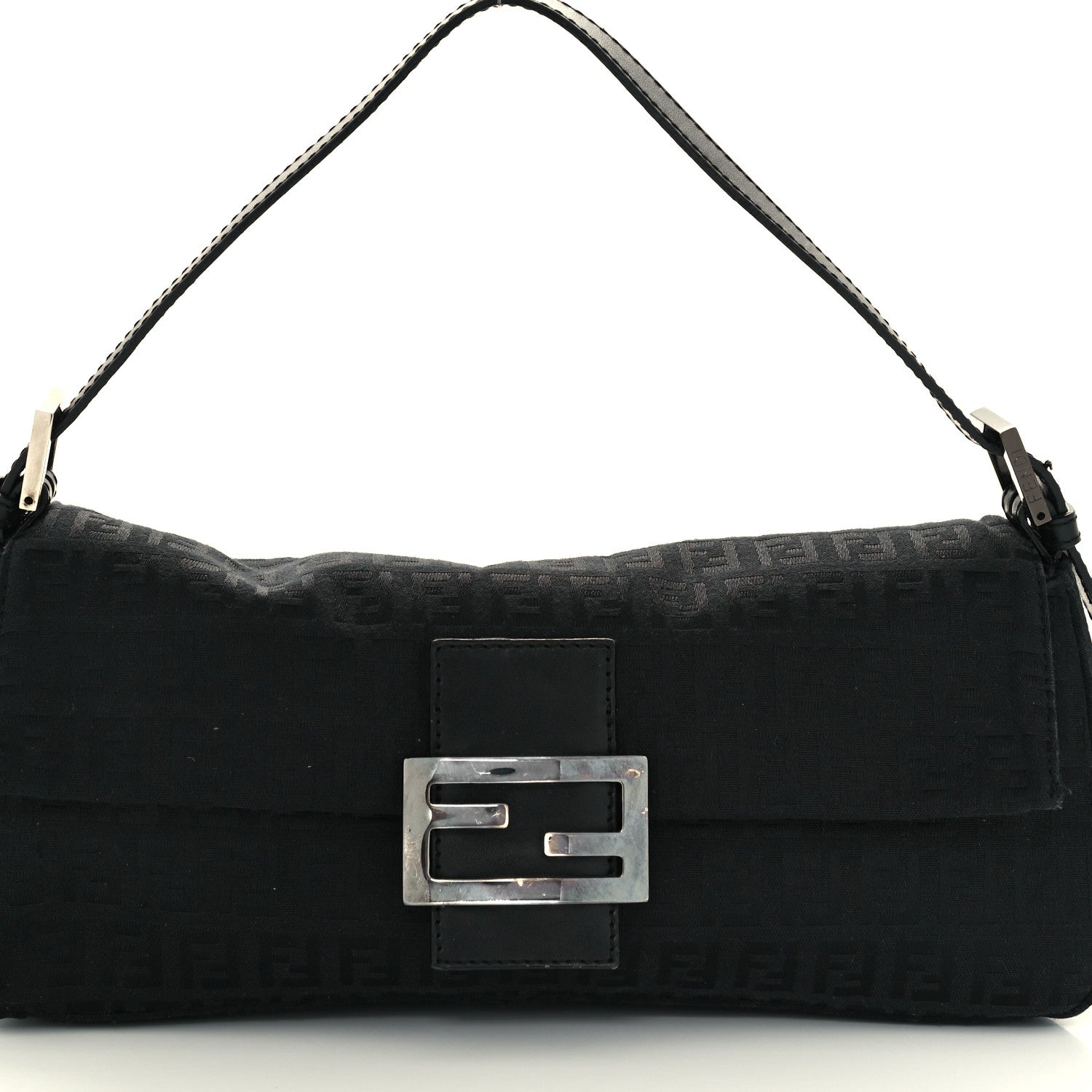 Fendi Zucchino Baguette Black 7 of 10