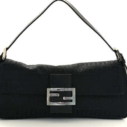 Fendi Zucchino Baguette Black 7 of 10