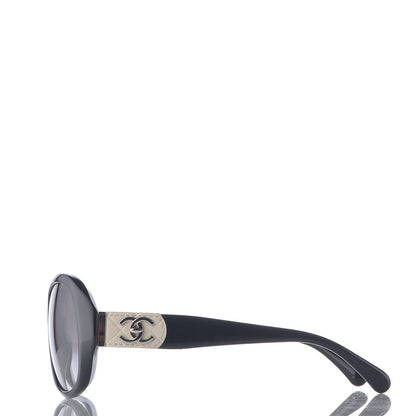 Chanel Acetate CC Turnlock Sunglasses 5235-Q Black Beige 3 of 7