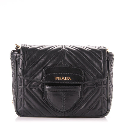 Prada Nappa Quilted Crossbody Bag Nero Black 1 of 8