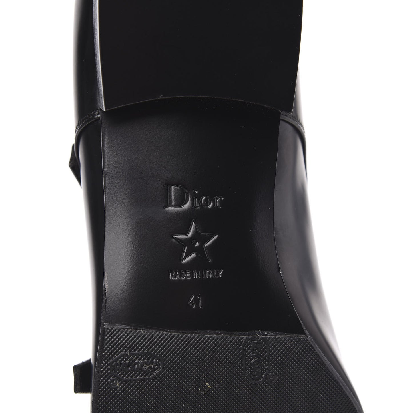 Brushed Calfskin Swing Monk Shoe 41 Black