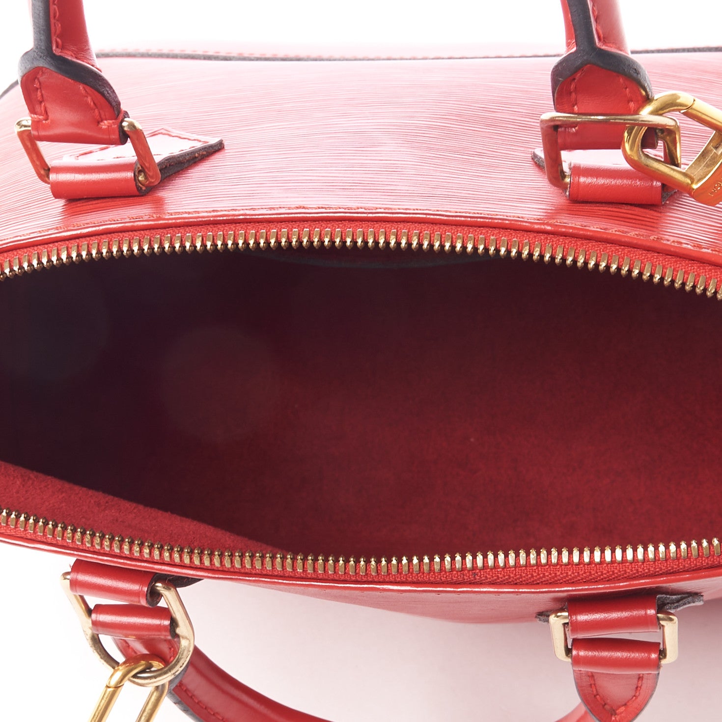 Louis Vuitton Epi Alma PM Castillan Red 6 of 9