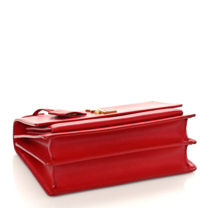 Saint Laurent Calfskin Medium Monogram Sunset Rouge Eros 4 of 9