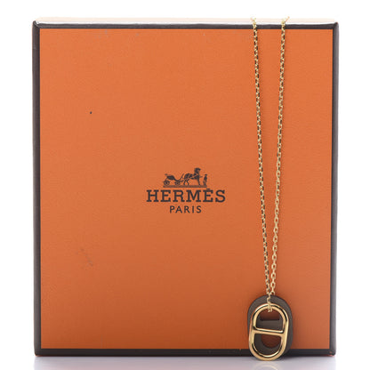 Hermes Swift O'Maillon Pendant Necklace Etoupe 6 of 6