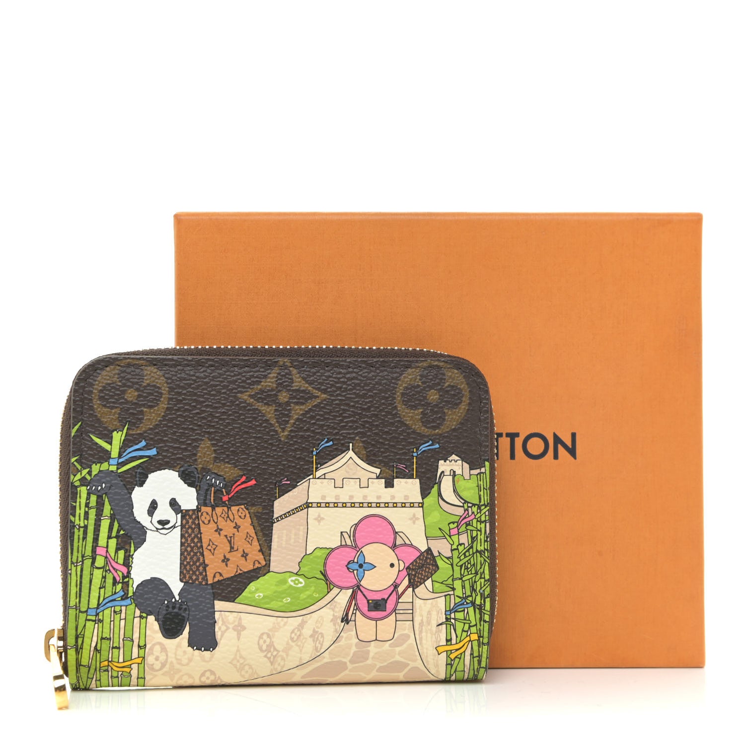 Louis Vuitton Monogram 2021 Christmas China Animation Zippy Coin Purse Myosotis Blue 10 of 10