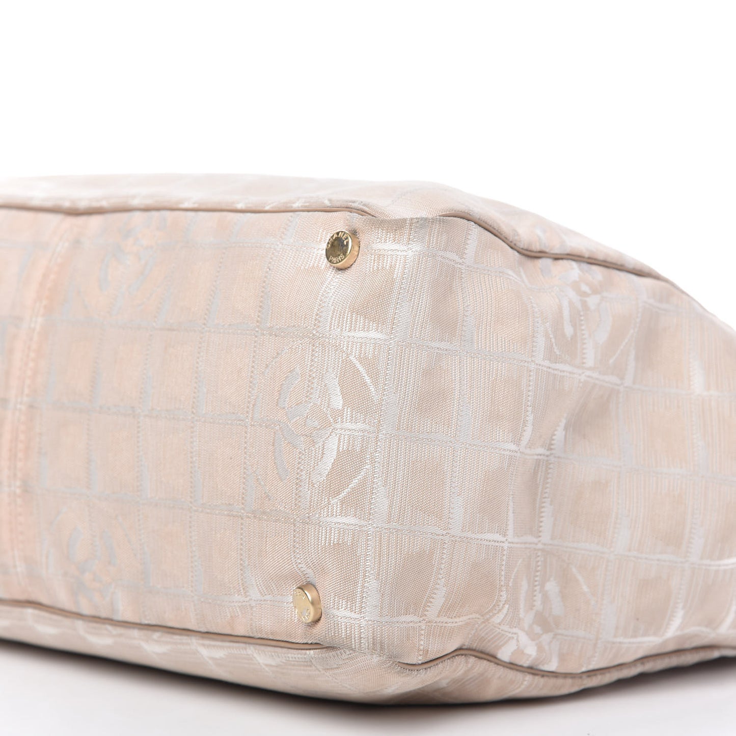 Nylon Medium Travel Tote Beige