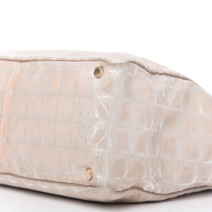 Chanel Nylon Medium Travel Tote Beige 7 of 9
