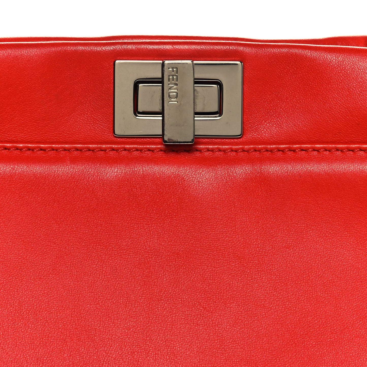 Nappa Mini Peekaboo Iconic Satchel Papavero