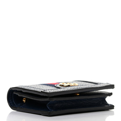 Gucci Calfskin Web Ophidia Card Case Blue 4 of 8