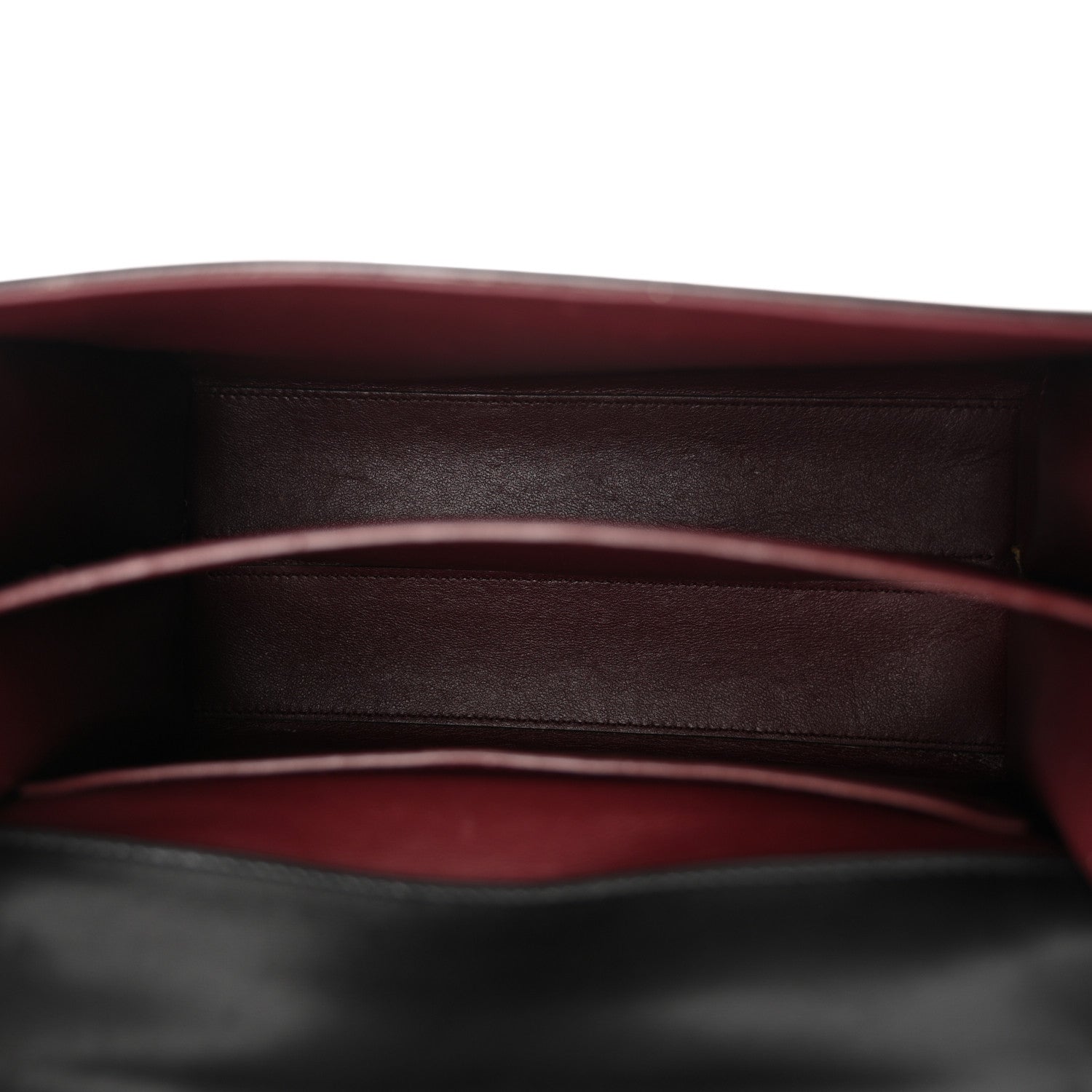 Saint Laurent Smooth Calfskin Medium Classic Monogram Cassandra Top Handle Black Rouge Legion 5 of 25