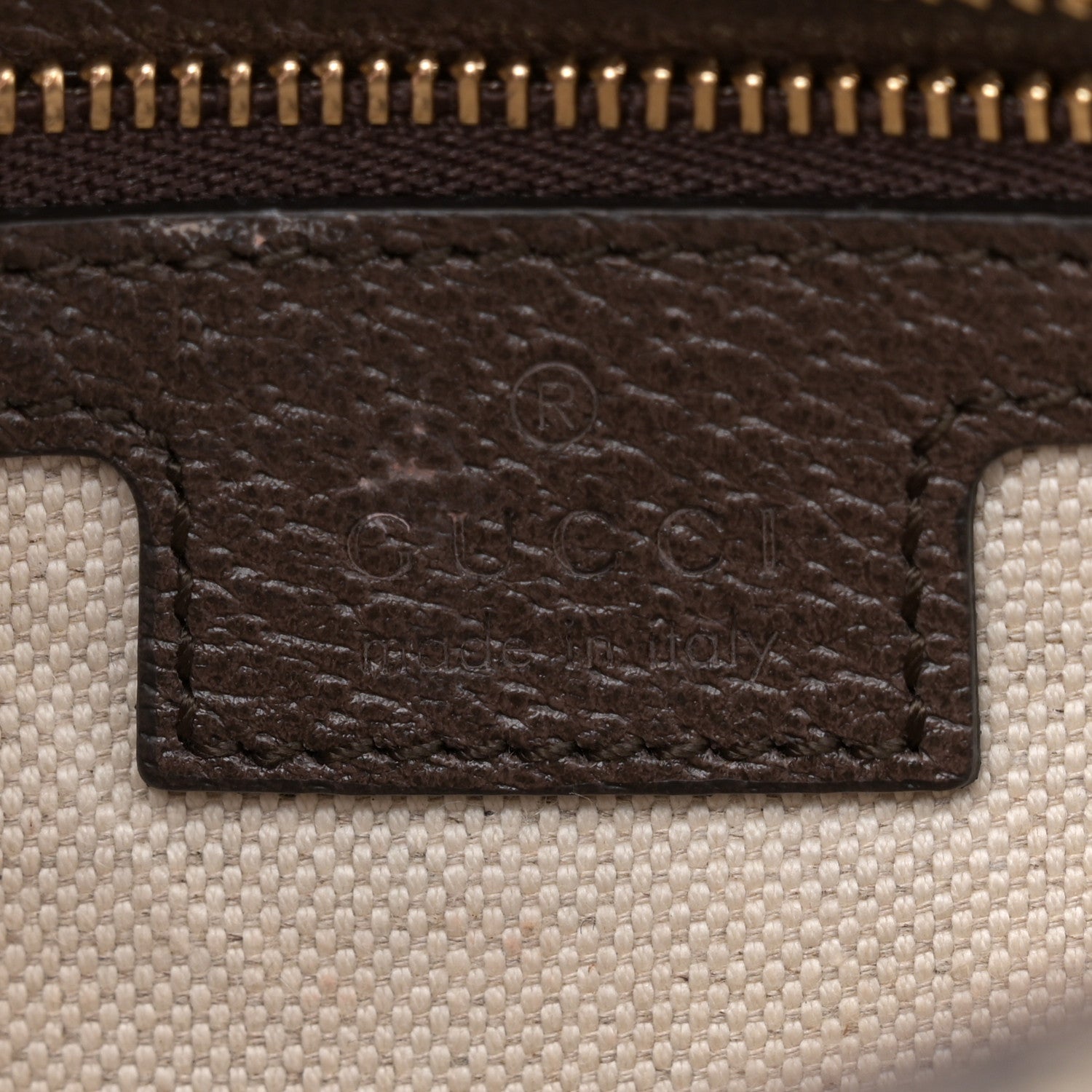 Gucci GG Supreme Monogram Textured Dollar Calfskin Blondie Chain Shoulder Flap Bag Beige Ebony New Acero 6 of 13