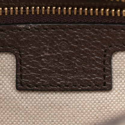 Gucci GG Supreme Monogram Textured Dollar Calfskin Blondie Chain Shoulder Flap Bag Beige Ebony New Acero 6 of 13