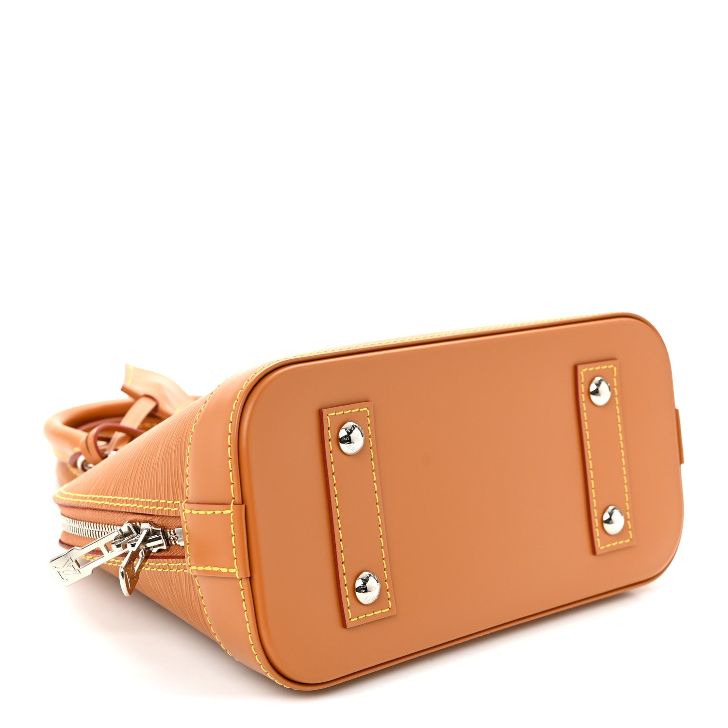 Louis Vuitton Epi Jacquard Alma BB Honey Gold 4 of 9