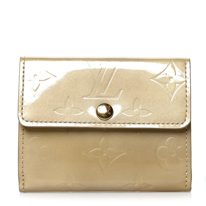 Louis Vuitton Vernis Elise Wallet Beige 1 of 8