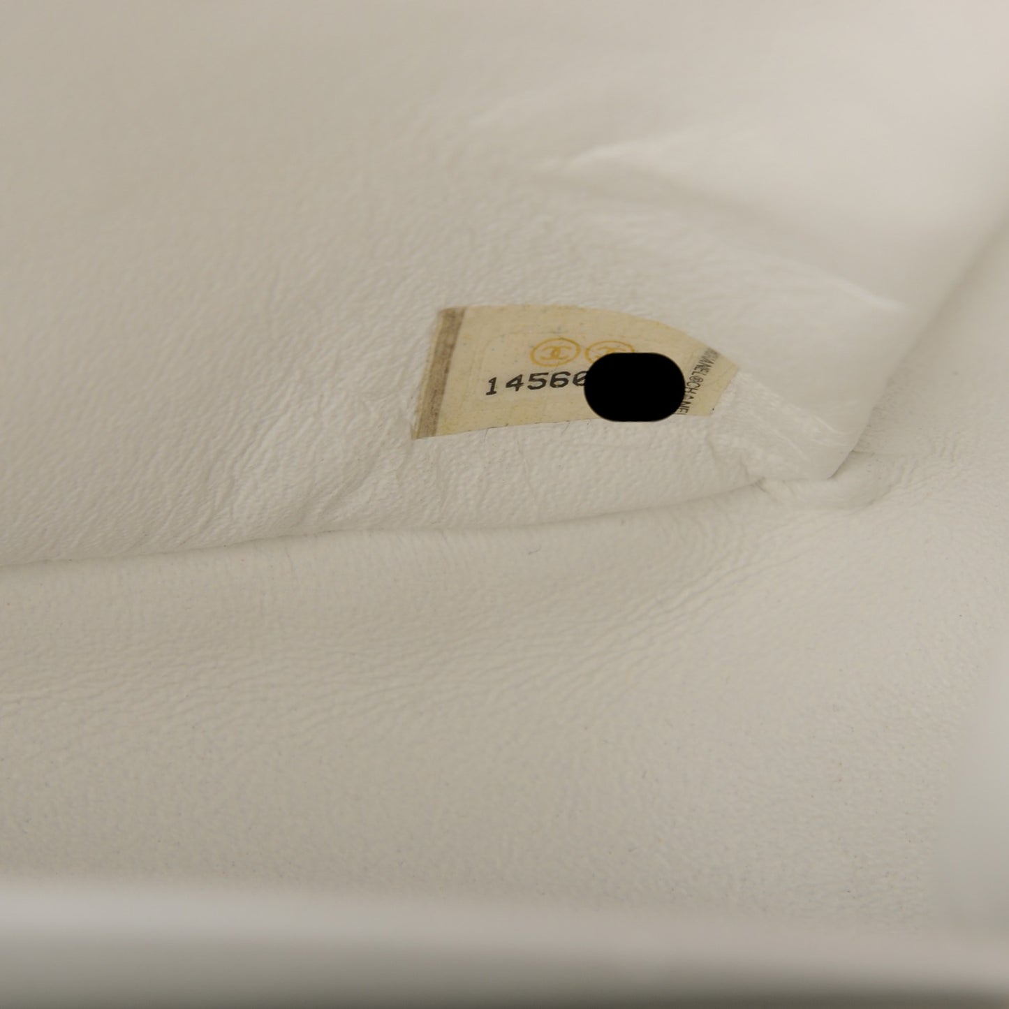 Caviar Quilted Jumbo Double Flap White