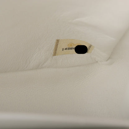 Chanel Caviar Quilted Jumbo Double Flap White 8 of 8