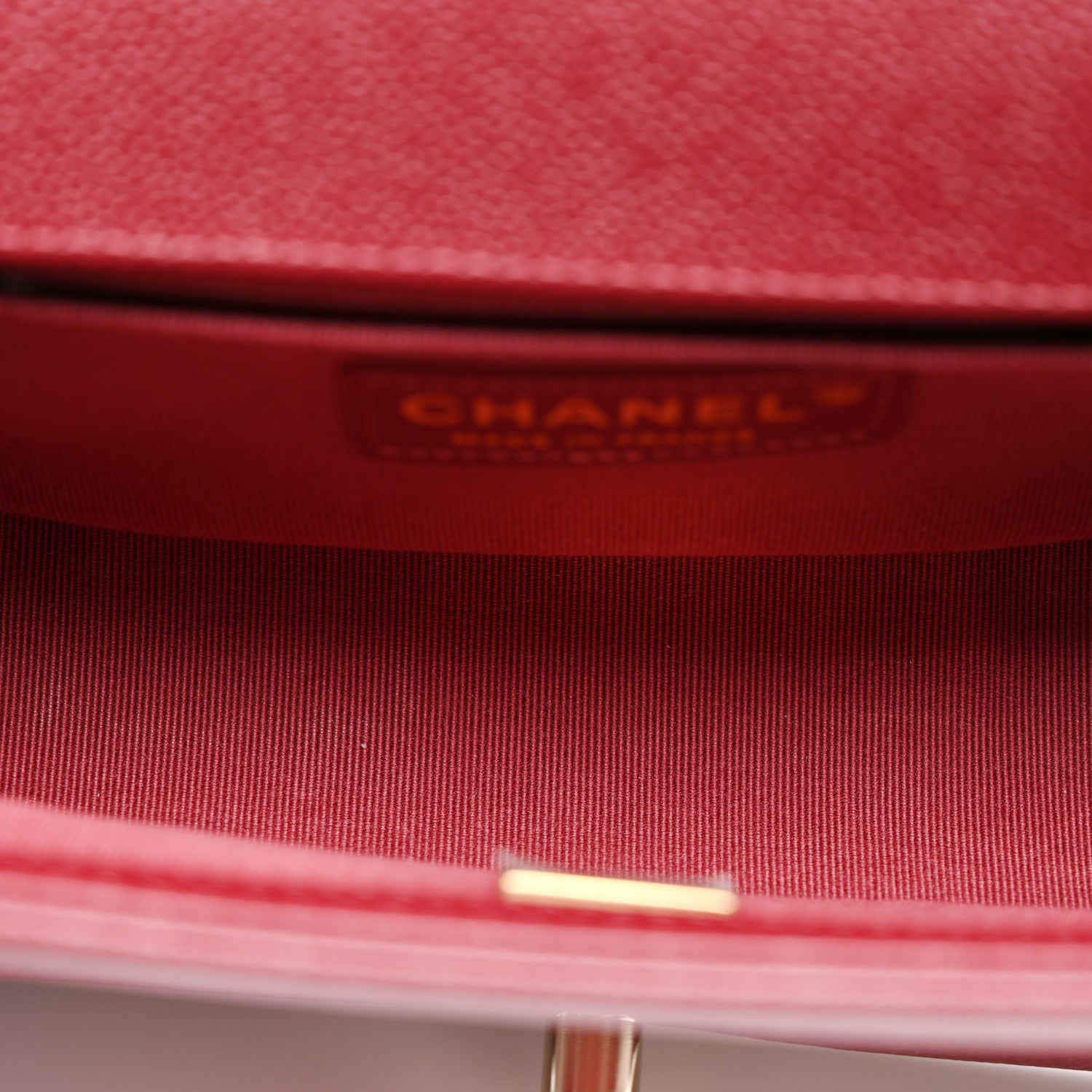 Chanel Caviar Quilted Small Boy Flap Burgundy 5 of 10